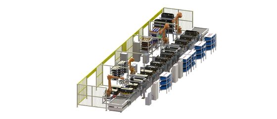 High Safety Level Battery Manufacturing Line For High Product Quality And Ease Of Use