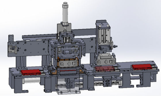 High Capacity Rechargeable Lithium Ion Battery Assembly Line Pole Ear Forming Machine