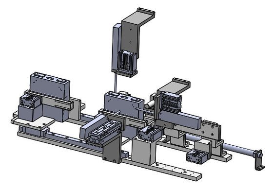 High Capacity Rechargeable Lithium Ion Battery Assembly Line Pole Ear Forming Machine