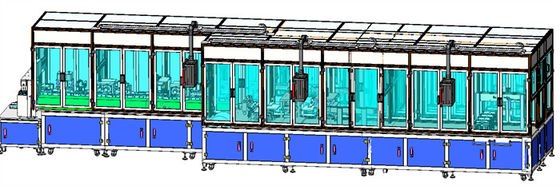 Simple Lithium Ion Battery Production Line Flexible Packaged Cell Assembly Line