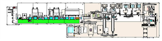 Simple Lithium Ion Battery Production Line Flexible Packaged Cell Assembly Line