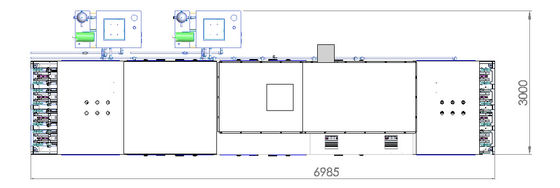 Automatic Lithium Ion Battery Production Line For Square Series Battery Cleaning