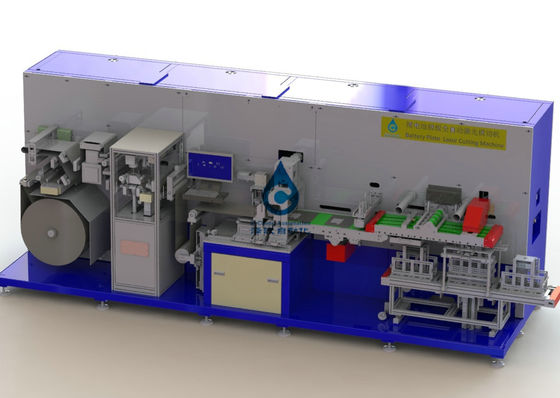 120PPM Li Ion Battery Manufacturing Machine 200W Battery Pole Laser Slicer