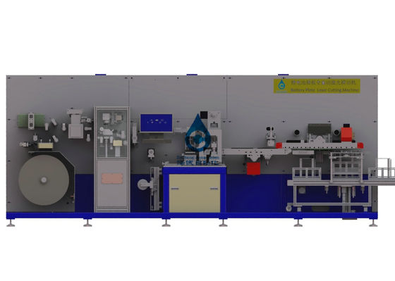 120PPM Li Ion Battery Manufacturing Machine 200W Battery Pole Laser Slicer
