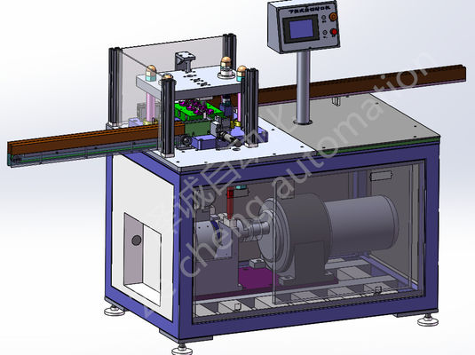 1100KG Li Ion Battery Manufacturing Equipment Cylindrical Battery Sealing Machine