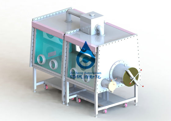 Sus304 Lithium Ion Battery Assembly Line 2 Section 1200 Mm Standard Glove Box