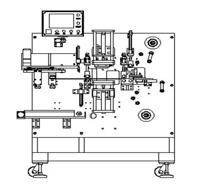 Lithium Ion Battery Pole Sheet Bag Making Machine Omron PLC Control System