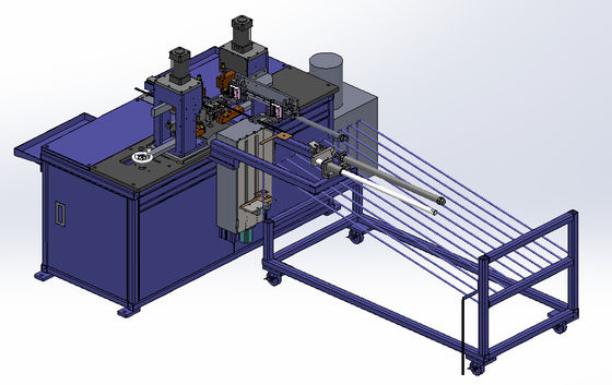 Omron PLC Auto Battery Production Line High Efficiency Ribbed Spot Welder