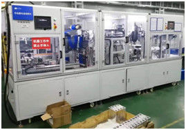 Aluminum Shell Car Battery Production Line Full Automatic Double Station Envelopment Line