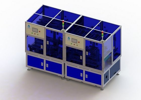 40PPM Car Battery Production Line 1500KG Square Cell Tail Taping Into Shell Machine