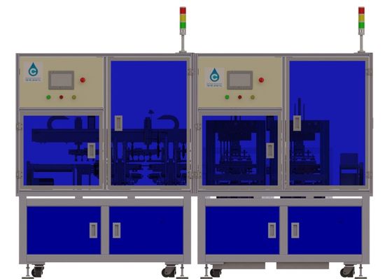 40PPM Car Battery Production Line 1500KG Square Cell Tail Taping Into Shell Machine