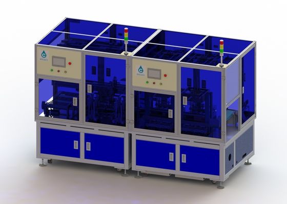40PPM Car Battery Production Line 1500KG Square Cell Tail Taping Into Shell Machine