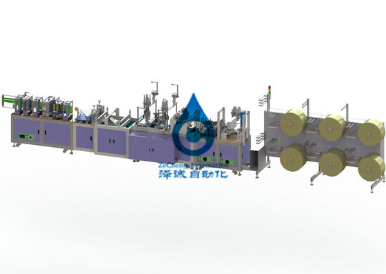 6KW Battery Production Line Automatic PLC Control Folding Mask Machine