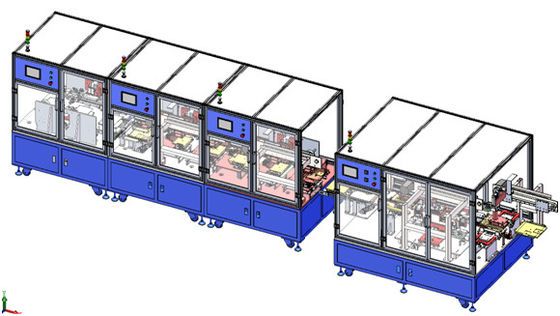 Low Noise Battery Production Equipment Power Battery Adhesive Automatic Line