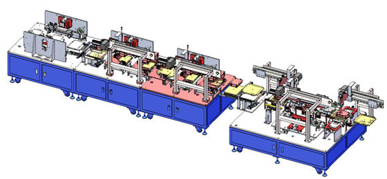 Low Noise Battery Production Equipment Power Battery Adhesive Automatic Line
