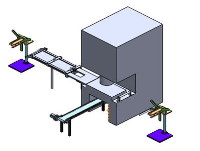 Laser Welder Pole Chip Puncher For Pull Type Pole Belt Punching Processing