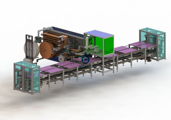 CCD Addressing Battery Pack Assembly Line Automatic Foam Ingress Cotton Equipment