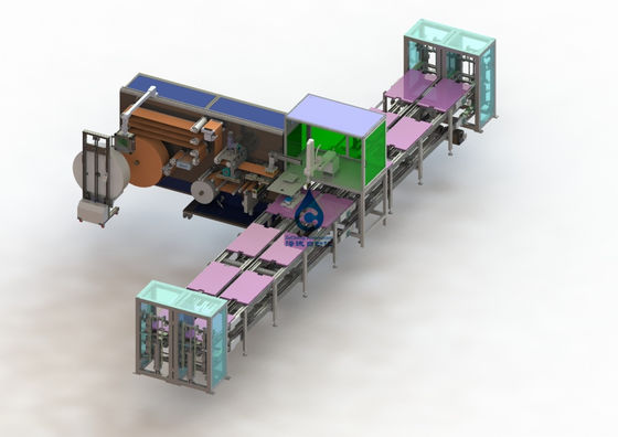 Single Battery Pack Assembly Line Automatic Foam Ingress Cotton Equipment