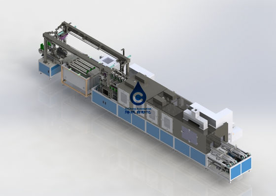 12PPM Lithium Battery Production Line 380V Power Battery Ultrasonic Cleaner SMC