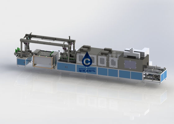 12PPM Lithium Battery Production Line 380V Power Battery Ultrasonic Cleaner SMC