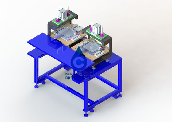 1.5 KW Battery Production Equipment Bule LFP Battery Top Sealing Machine