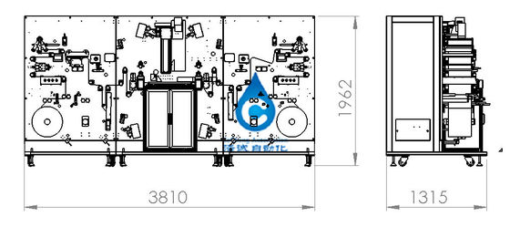 Battery Pole Piece Tab Laser Cutting Machine Laser Making Machine 3kw 220V