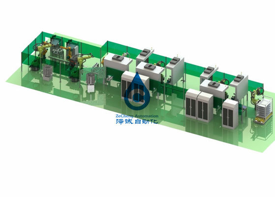 100PPM Battery Production Equipment Automatic 18650 Battery Pack Assembly Line