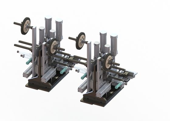 High Speed Battery Manufacturing Equipment Square Battery Cell Tail Sticker Into Shell
